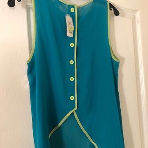 Turquoise blouse